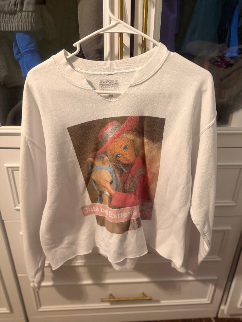 Boutique Barbie Cropped Sweatshirt